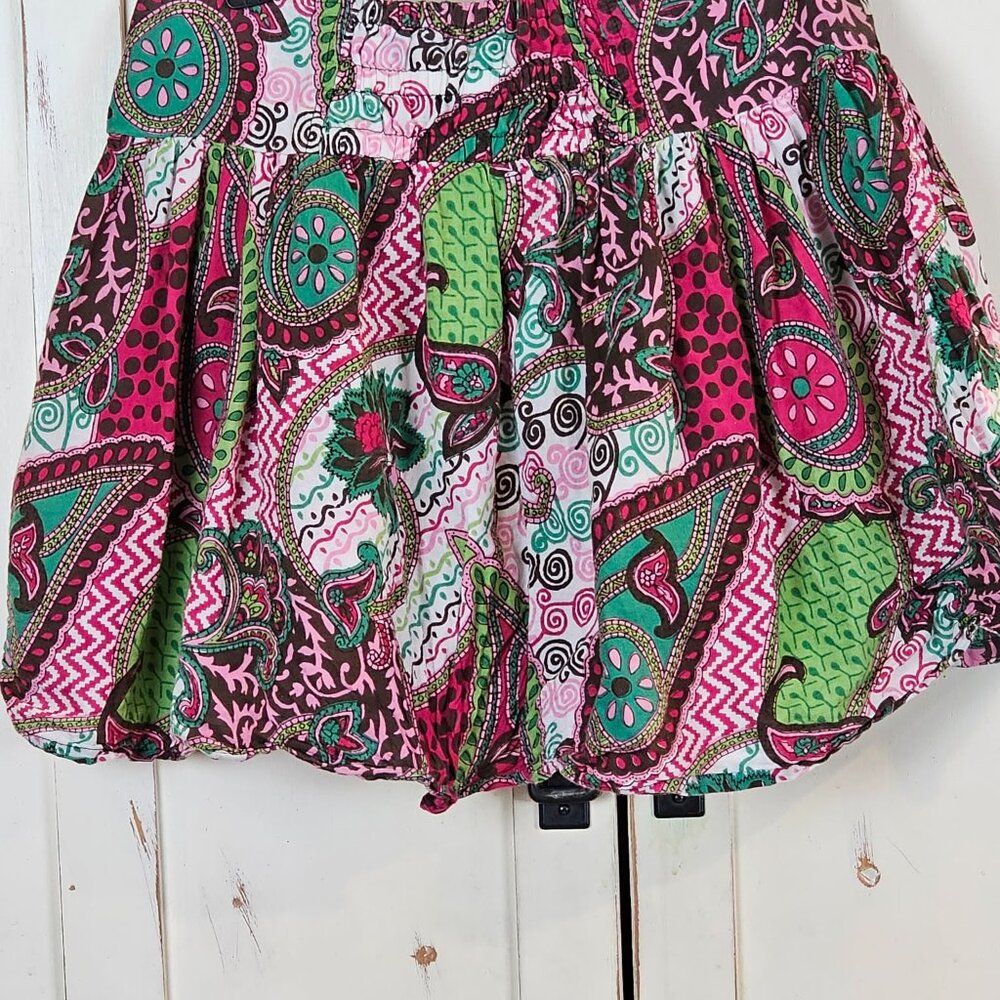 Vintage Y2K Wet Seal Paisley Mini Skirt Boho Print Size S - Picture 7 of 8